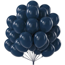 Partywoo Nile Blue Balloons 50 Pcs 12 Inch Dark Blue Balloons Blue Balloons For Balloon Garland Or Balloon Arch As Party Decor