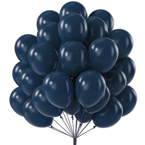 Partywoo Nile Blue Balloons 50 Pcs 12 Inch Dark Blue Balloons Blue Balloons For Balloon Garland Or Balloon Arch As Party Decor