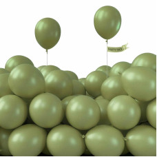 Partywoo Sage Green Balloons 50 Pcs 5 Inch Boho Green Balloons Matte Green Balloons For Balloon Garland Balloon Arch As Party