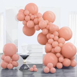 Partywoo Blush Pink Balloons 100 Pcs Boho Pink Balloons Different Sizes Pack Of 18 Inch 12 Inch 10 Inch 5 Inch Pink Balloons Fo