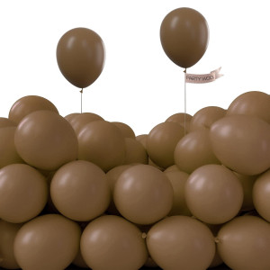 Partywoo Coffee Brown Balloons 50 Pcs 5 Inch Boho Brown Balloons Dark Brown Balloons For Balloon Garland Balloon Arch As Party