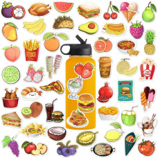 100Pcs Food And Fruit Stickers For Kids Realistic Food Fruit Stickers For Scrapbooking Cute Food And Vegetable Big Stickers For