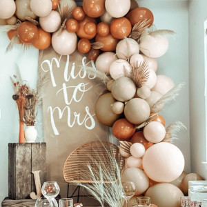 2024 Graduation Party Decorations 84 Pcs Boho Decor Orange Balloon Arch Kit Burnt Orange Balloons For Baby Shower Birthday Bac