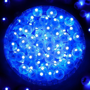 Zgwj 100Pcs Mini Led Lights Led Balloons Light Up Balloons For Party Decorations Neon Party Lights For Paper Lantern Easter Egg