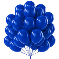 Partywoo Persian Blue Balloons 50 Pcs 12 Inch Dark Blue Balloons Blue Balloons For Balloon Garland Balloon Arch As Birthday Pa