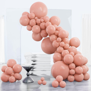 Partywoo Blush Pink Balloons 85 Pcs Boho Pink Balloons Different Sizes Pack Of 18 Inch 12 Inch 10 Inch 5 Inch Pink Balloons For