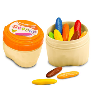 Yplus Peanut Crayons For Kids Christmas Gift Washable Toddler Crayons Nontoxic Baby Crayons For Ages 24 13 48 Coloring