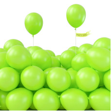 Partywoo Lime Green Balloons 50 Pcs 5 Inch Lime Balloons Yellowish Green Balloons For Balloon Garland Or Balloon Arch As Party