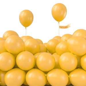 Partywoo Orange Balloons 50 Pcs 5 Inch Goldenrod Balloons Orangey Yellow Balloons For Balloon Garland Or Balloon Arch As Party