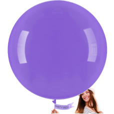 Partywoo Lavender Balloons 4 Pcs 36 Inch Large Light Purple Balloons Big Purple Balloons For Balloon Garland Or Arch As Party