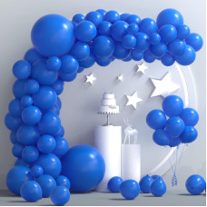 Tuparka 102 Pcs Royal Blue Balloons Garland Arch Kit 5101218 Inch Blue Balloon For Birthday Wedding Baby Shower Party Decor