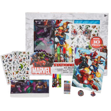 Marvel Avengers Coloring Art And Sticker Set For Boys And Girls 30 Pcs