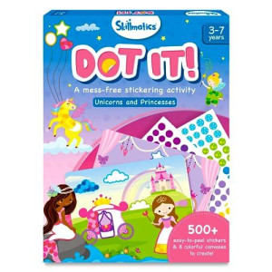 Skillmatics Art Activity Dot It Unicorns Princesses No Mess Sticker Art For Kids Craft Kits Diy Activity Gifts For Boys