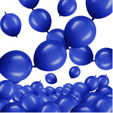 100 Pcs Link Balloon Linking Balloon Latex Linkable Balloons Connected Wedding Party Decoration Dark Blue 10 Inch