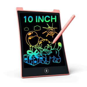 Kokodi Toys For 3 4 5 6 Years Old Girls 10 Inch Reusable Colorful Lcd Writing Tablet Doodle Board Drawing Pad For Kids Toddler