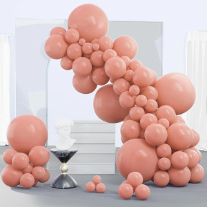 Partywoo Blush Pink Balloons 140 Pcs Boho Pink Balloons Different Sizes Pack Of 18 Inch 12 Inch 10 Inch 5 Inch Pink Balloons Fo