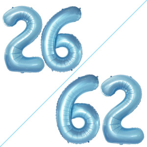 Goer Number 26 Balloons For 26Th Birthday Party Decorations 42 Inch Jumbo Foil Helium 62 Balloons For 62Nd Birthday Party Decora