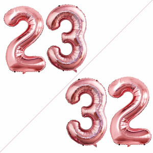 Goer Number 23 Balloons For 23Rd Birthday Party Decorations 42 Inch Jumbo Foil Helium 32 Balloons For 32Nd Birthday Party Decora