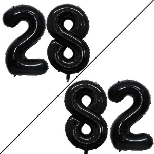 Goer Number 28 Balloons For 28Th Birthday Party Decorations 42 Inch Jumbo Foil Helium 82 Balloons For 82Nd Birthday Party Decora