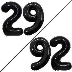 Goer Number 29 Balloons For 29Th Birthday Party Decorations 42 Inch Jumbo Foil Helium 92 Balloons For 92Nd Birthday Party Decora