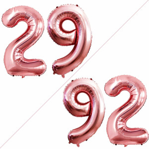 Goer Number 29 Balloons For 29Th Birthday Party Decorations 42 Inch Jumbo Foil Helium 92 Balloons For 92Nd Birthday Party Decora