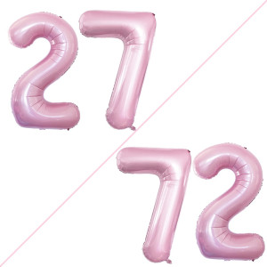 Goer Number 27 Balloons For 27Th Birthday Party Decorations 42 Inch Jumbo Foil Helium 72 Balloons For 72Nd Birthday Party Decora