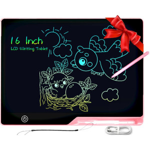 Dcv Lcd Drawing Tablet For Kids 16 Inch Toy Gifts For Girls 16 Inch Rechargeable Lcd Writing Tablet Birthday Gifts For Kids Do