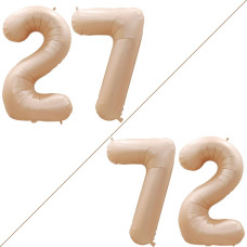 Goer Number 27 Balloons For 27Th Birthday Party Decorations 42 Inch Jumbo Foil Helium 72 Balloons For 72Nd Birthday Party Decora