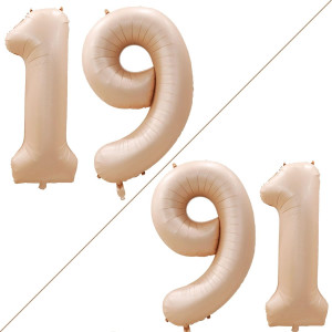 Goer Number 19 Balloons For 19Th Birthday Sweet 19 Party Decorations 42 Inch Jumbo Foil Helium 91 Balloons For 91St Birthday Par