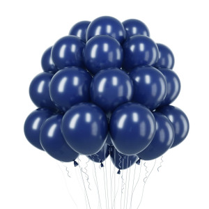 Rubfac Navy Blue Balloons Latex Party Balloons 100Pcs 12 Inches Dark Blue Balloons For Party Decoration Like Birthday Party Ge