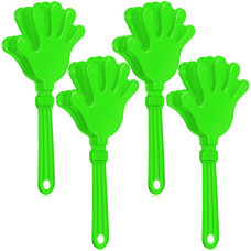 Woanger 4 Pieces Jumbo Hand Clappers 11 Inch Noise Makers Party Favors Giant Large Hand Clappers Noise Makers For Sporting Event