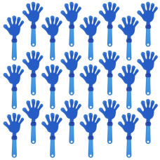 Zcysrlqin 24 Pcs Royal Blue Hand Clappers 75 Inch Clappers Noisemakers Noise Makers Party Favors Plastic Clapper Sporting Event