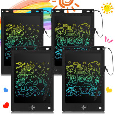 Zonon 4 Pcs Lcd Writing Tablet For Kids 85 Inch Doodle Board Drawing Tablet Toddler Toys Gifts Lcd Writing Board Electronic Era