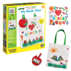 Creativity For Kids The Very Hungry Caterpillar My Book Tote Create A Diy Canvas Book Bag From The World Of Eric Carle Books