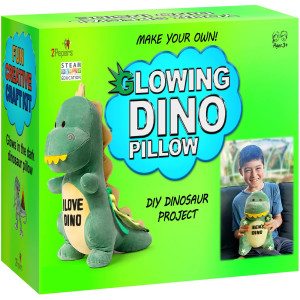 Make Your Own Dinosaur Plush Pillow Kids Arts And Crafts For Boys Girls No Sewing Needed Dinosaur Stuffed Animal Craft Kit