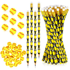 Tinlade 36 Pcs Sports Pencils For Kids Fun Wooden Pencils Boys Pencils For Kids Sports Themed Birthday Party Favors School Offic