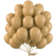 Partywoo Tan Balloons 50 Pcs 12 Inch Boho Tan Balloons Light Brown Balloons For Balloon Garland Or Balloon Arch As Birthday Pa