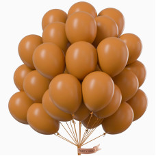 Partywoo Caramel Brown Balloons 100 Pcs 12 Inch Boho Brown Balloons Matte Brown Balloons For Balloon Garland Balloon Arch As P