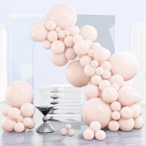 Partywoo Pale Pink Balloons 140 Pcs Pink Balloons Different Sizes Pack Of 18 Inch 12 Inch 10 Inch 5 Inch Pink Latex Balloons Fo