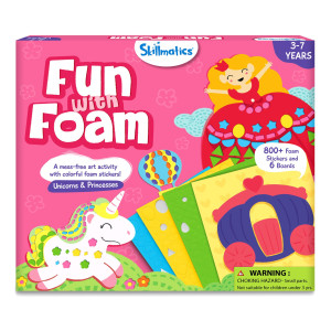 Skillmatics Art Activity Fun With Foam Unicorns Princesses No Mess Felt Sticker Art For Kids Craft Kits Diy Activity Gif