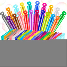 Lavesom 200Pcs 20 Colors Mini Bubble Wands Party Favors Toys For Kids Bath Time Summer Outdoor Gifts Christmas Celebration Than