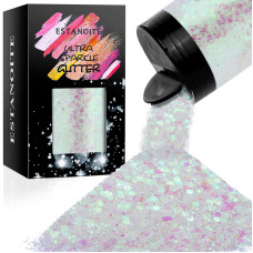 Holographic Chunky Glitter 160G564Oz Glitter Mixed Fine Chunky Glitter For Epoxy Resin Iridescent Glitter For Crafts Tumb