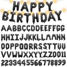 Personalized Name Happy Birthday Balloons Letters Kit Diy Custom Name Birthday Banner 2 Sets A Z 09 16 Letters And Numbe