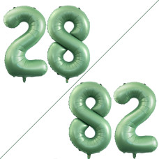 Goer Number 28 Balloons For 28Th Birthday Party Decorations 42 Inch Jumbo Foil Helium 82 Balloons For 82Nd Birthday 2028 New Yea