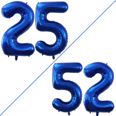 Goer Number 25 Balloons For 25Th Birthday Party Decorations 42 Inch Jumbo Foil Helium 52 Balloons For 52Nd Birthday Party Decora