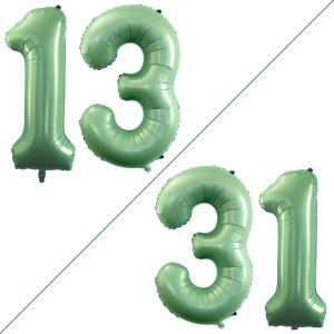 Goer Number 13 Balloons For 13Th Birthday Sweet 13 Party Decorations42 Inch Jumbo Foil Helium 31 Balloons For 31St Birthday Par