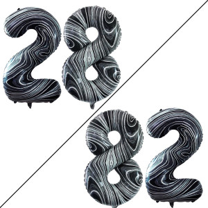 Goer Number 28 Balloons For 28Th Birthday Party Decorations 42 Inch Jumbo Foil Helium 82 Balloons For 82Nd Birthday Party Decora