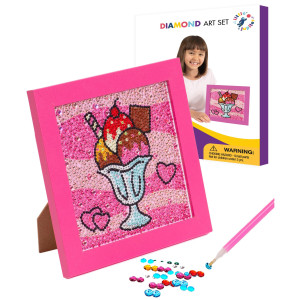 Little Jupiter Diamond Art Kits For Kids W 7 18 X 7 18 Frame Kids Diamond Art Kids Diamond Art Kits Kids Diamond Ar