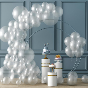 Rubfac Clear Balloons Different Sizes 105Pcs 5101218 Inch Transparent Balloon Garland Kit For Wedding Baby Shower Birthday Pa