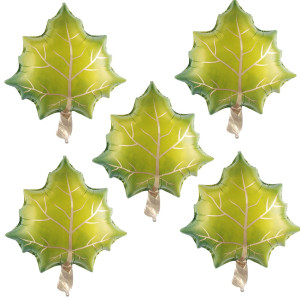 Hadckja Green Maple Leaves Balloon Thanksgiving Balloons Maple Leaves Balloons Fall Harvest Thanksgivingthemed Party Birthday P